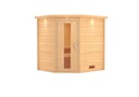 Vorschaubild Karibu Woodfeeling Sauna Mia - 38 mm Massivholz Aktionssauna