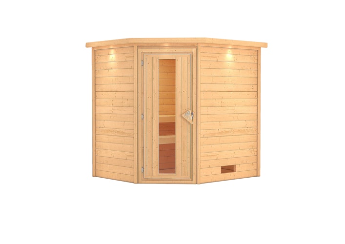 Karibu Woodfeeling Sauna Mia - 38 mm Massivholz Aktionssauna Karibu Woodfeeling Sauna Mia - 38 mm Massivholz Aktionssauna