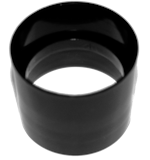 Rohrverbinder DN 60/60 zum Kleben anthrazit Rohrverbinder DN 60/60 zum Kleben anthrazitZubehörbild