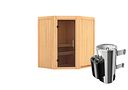 Vorschaubild Karibu Sauna Tonja - 68 mm Systemsauna - 230 Volt Plug & Play inkl. gratis Zubehörpaket im Wert von 126,96€