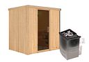 Vorschaubild Karibu Sauna Bodin mit Fronteinstieg 68 mm