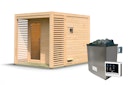 Vorschaubild Karibu Gartensauna Saunahaus Angkor 2 inkl. gratis Sauna-Zubehörset im Wert von 234,94 €
