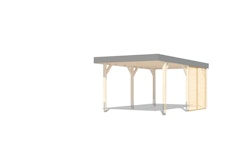 Karibu Lamellen Seitenwand für Leimholz Einzel- und Doppelcarport 180 x 200 cm Karibu Lamellen Seitenwand für Leimholz Einzel- und Doppelcarport 180 x 200 cmZubehörbild