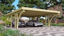 Karibu Carport Doppelcarport Classic Doppel 3 - kesseldruckimprägniert