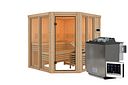 Vorschaubild Karibu Sauna Airi Superior mit Eckeinstieg 68 mm