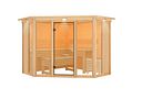 Vorschaubild Karibu Sauna Alcinda 2 Superior mit Eckeinstieg 68 mm