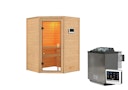 Vorschaubild Karibu Woodfeeling Sauna Antonia - 38 mm Massivholz Aktionssauna inkl. 5-teiligem Gratis-Zubehörpaket im Wert von 100 €
