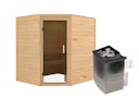 Vorschaubild Karibu Woodfeeling Sauna Mia - 38 mm Massivholz Aktionssauna