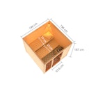 Vorschaubild Karibu Woodfeeling Sauna Jutta - 38 mm Massivholz Aktionssauna inkl. gratis Saunaofen im Wert von 599,99 €