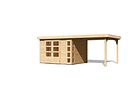 Vorschaubild Karibu Woodfeeling Gartenhaus Kerko 3/4/5/6 mit 280 cm Schleppdach - 19 mm