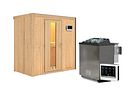 Vorschaubild Karibu Sauna Variado mit Fronteinstieg 68 mm