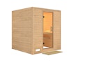 Vorschaubild Karibu Sauna Mojave - Massivholzsauna mit Fronteinstieg 38 mm inkl. gratis Saunaofen im Wert von 599,99 €