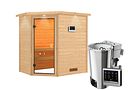 Vorschaubild Karibu Woodfeeling Sauna Jella - 38 mm Massivholz Aktionssauna