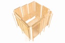Vorschaubild Karibu Amelia 2 - Sauna mit Eckeinstieg 68 mm inkl. gratis Saunaofen im Wert von 599,99 €