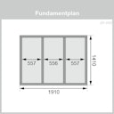 Karibu Gartensauna Saunahaus Hytti 1