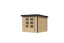 Vorschaubild Karibu Metall-Holzgartenhaus Hybridhaus Jupiter A/B/C/D - 19 mm/0,5 mm