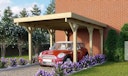 Karibu Carport Einzelcarport Classic Einzel 1 - kesseldruckimprägniert