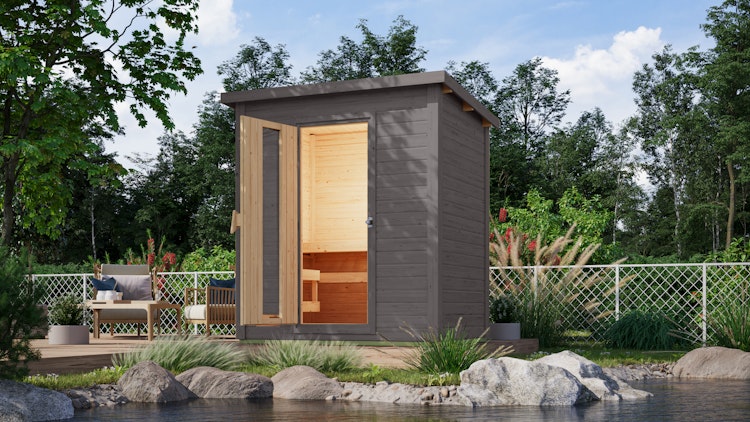 Karibu Gartensauna Saunahaus Hytti 1