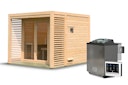 Vorschaubild Karibu Gartensauna Saunahaus Angkor 3 inkl. gratis Sauna-Zubehörset im Wert von 234,94 €