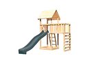 Vorschaubild Akubi Kinderspielturm Lotti inkl. Anbauplattform, Rutsche und Kletterwand