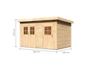 Vorschaubild Karibu Woodfeeling Gartenhaus Tintrup - 28 mm