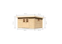 Vorschaubild Karibu Woodfeeling Gartenhaus Trittau 3/4/5/6 - 38 mm