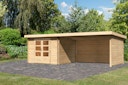 Vorschaubild Karibu Woodfeeling Gartenhaus Bastrup 5 naturbelassen - 28 mm