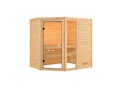 Vorschaubild Karibu Woodfeeling Sauna Jada - 38 mm Massivholz Aktionssauna inkl. gratis Saunaofen im Wert von 599,99 €