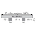 Vorschaubild Karibu Rückwand für Doppelcarport