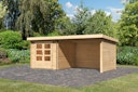 Vorschaubild Karibu Woodfeeling Gartenhaus Bastrup 4 naturbelassen - 28 mm