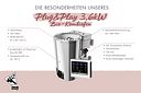Vorschaubild Karibu Plug & Play - Bio-Kombiofen 3,6 kW mit externer Steuerung Easy weiß