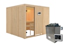 Karibu Woodfeeling Sauna Arvika - 68 mm Aktionssauna
