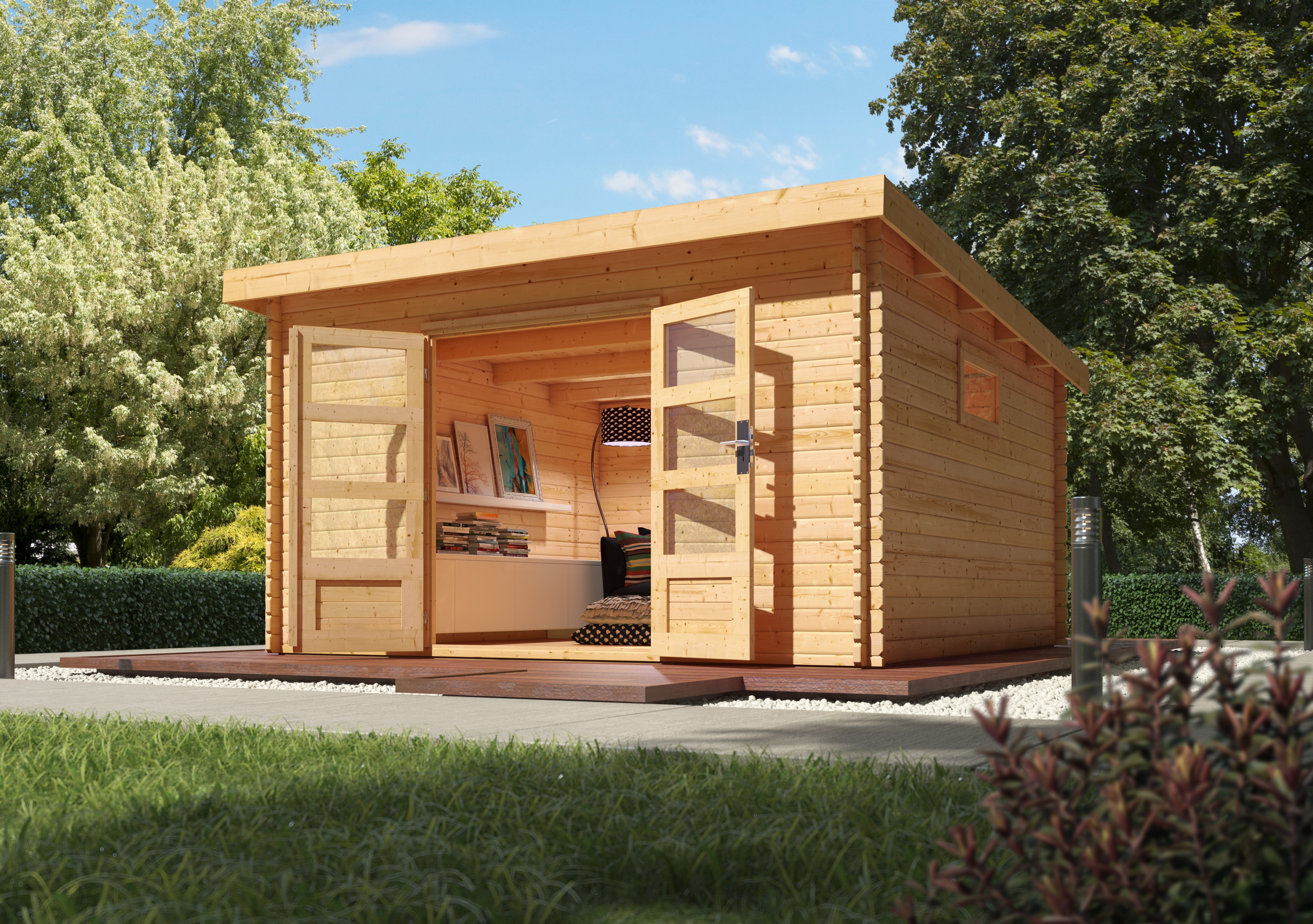 Karibu Woodfeeling Gartenhaus Trittau 3/4/5/6 - 38 mm