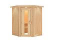 Vorschaubild Karibu Sauna Larin mit Eckeinstieg 68 mm