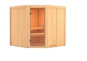 Vorschaubild Karibu Sauna Jarin mit Eckeinstieg 68 mm inkl. gratis Saunaofen im Wert von 599,99 €