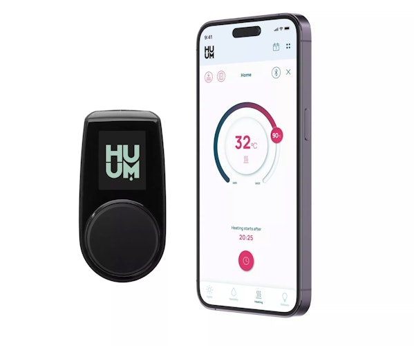 Karibu 9 kW Bio-Kombiofen anthrazit inkl. Huum WLAN Steuergerät mit App-Steuerung