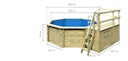 Karibu Pool Modell 1 A/B/C/D - kesseldruckimprägniert