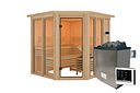 Vorschaubild Karibu Sauna Airi Superior mit Eckeinstieg 68 mm