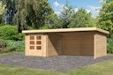 Vorschaubild Karibu Woodfeeling Gartenhaus Bastrup 4 naturbelassen - 28 mm