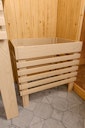 Vorschaubild Karibu Sauna Askja Superior mit Fronteinstieg 68 mm inkl. gratis Saunaofen im Wert von 599,99 €