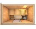 Karibu Sauna Variado mit Fronteinstieg 68 mm