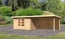Vorschaubild Karibu Woodfeeling Gartenhaus Bastrup 7 naturbelassen - 28 mm