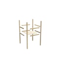 Vorschaubild Akubi Kinderspielturm Lotti inkl. Kletterwand ECO