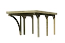 Vorschaubild Karibu Carport Einzelcarport Classic Einzel 1 - kesseldruckimprägniert