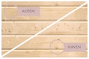 Karibu Sauna Irava 1 - 68 mm Systemsauna - 230 Volt Plug & Play