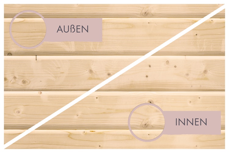 Karibu Sauna Irava 1 - 68 mm Systemsauna - 230 Volt Plug & Play