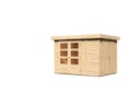 Vorschaubild Karibu Woodfeeling Gartenhaus Retola 2/3/4/5/6 inkl. Anbauschrank - 19 mm