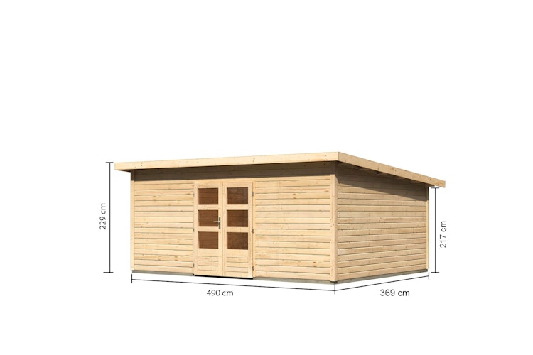 Karibu Woodfeeling Gartenhaus Northeim 6 - 38 mm