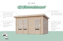 Vorschaubild Karibu Woodfeeling Gartenhaus Tintrup - 28 mm
