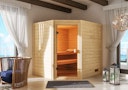 Vorschaubild Karibu Woodfeeling Sauna Elea - 38 mm Massivholz Aktionssauna inkl. gratis Saunaofen im Wert von 599,99 €